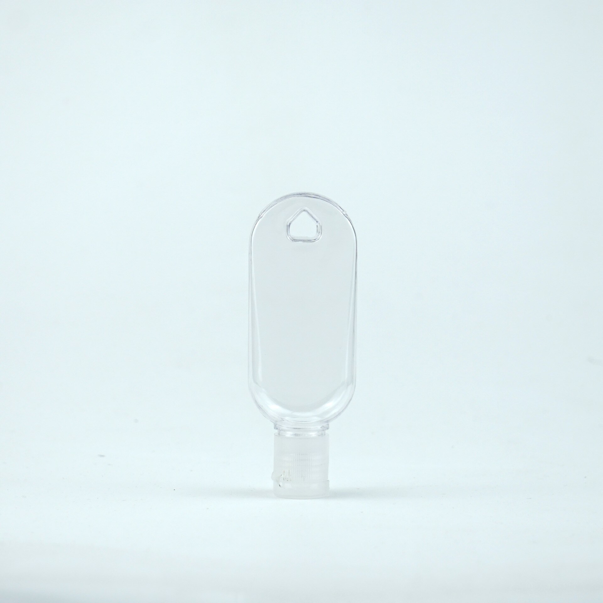 5/10/15pcs 30ml Refillable Bottles Hand Sanitizer Containers Travel Bottles Alcohol Containers (Transparent Bottles Random Hook)