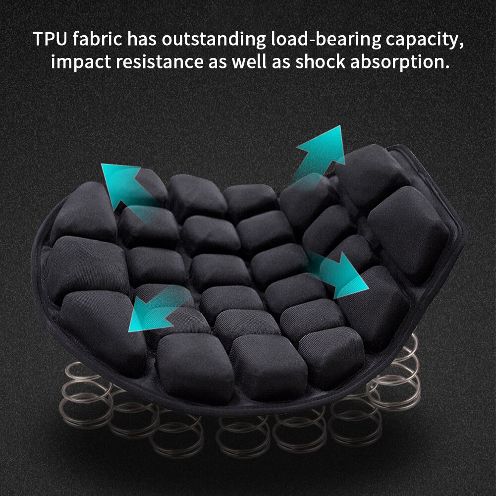 Motorcycle Inflatable Seat cushion Air Pressure Release Riding Cushion Shock Absorption And Pressure Relief Cushion