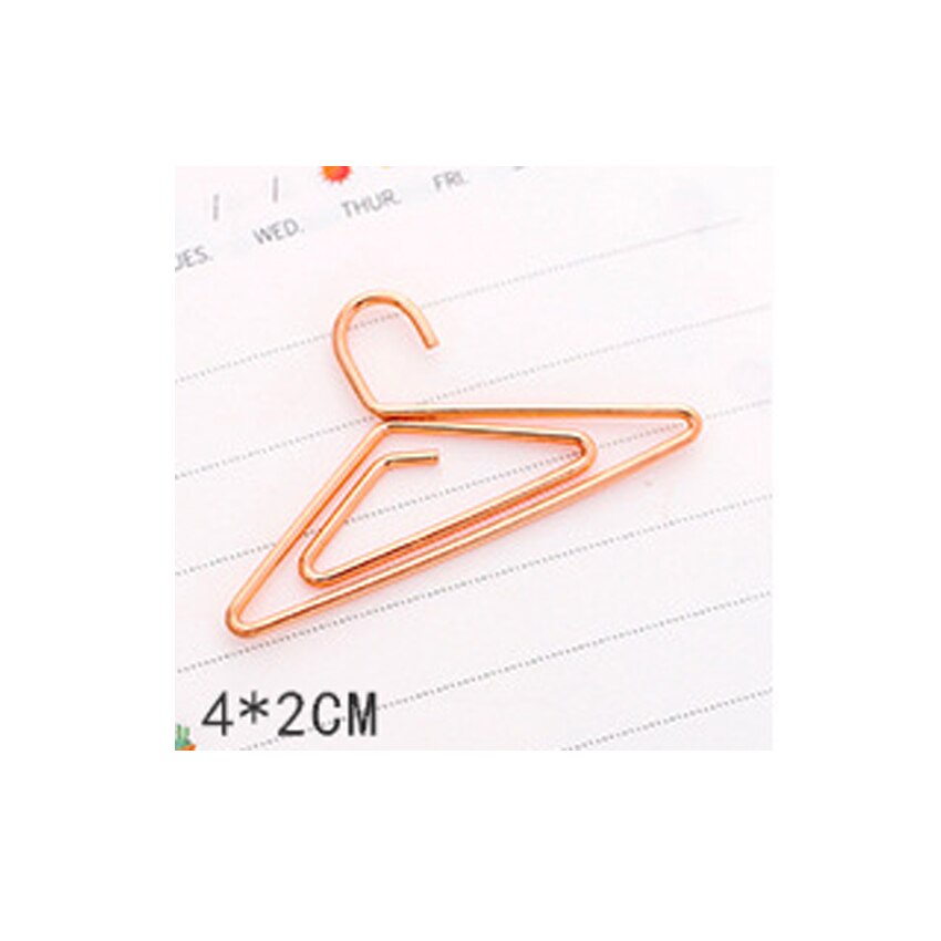50pcs/lot Kawaii And Cute Planner Tools Metal Mini Clips Photos Stationery Metal Binder Clips: Hanger