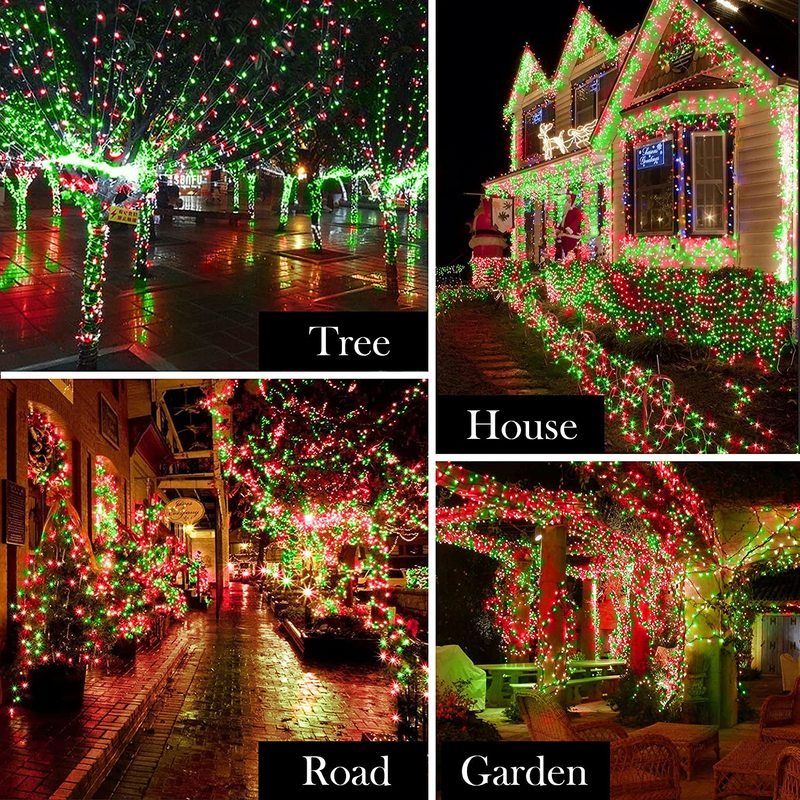 Guirnalda de luces Led RGB que cambian de Color, sincronización de luces parpadeantes para Navidad, habitación, pared, decoración interior y exterior