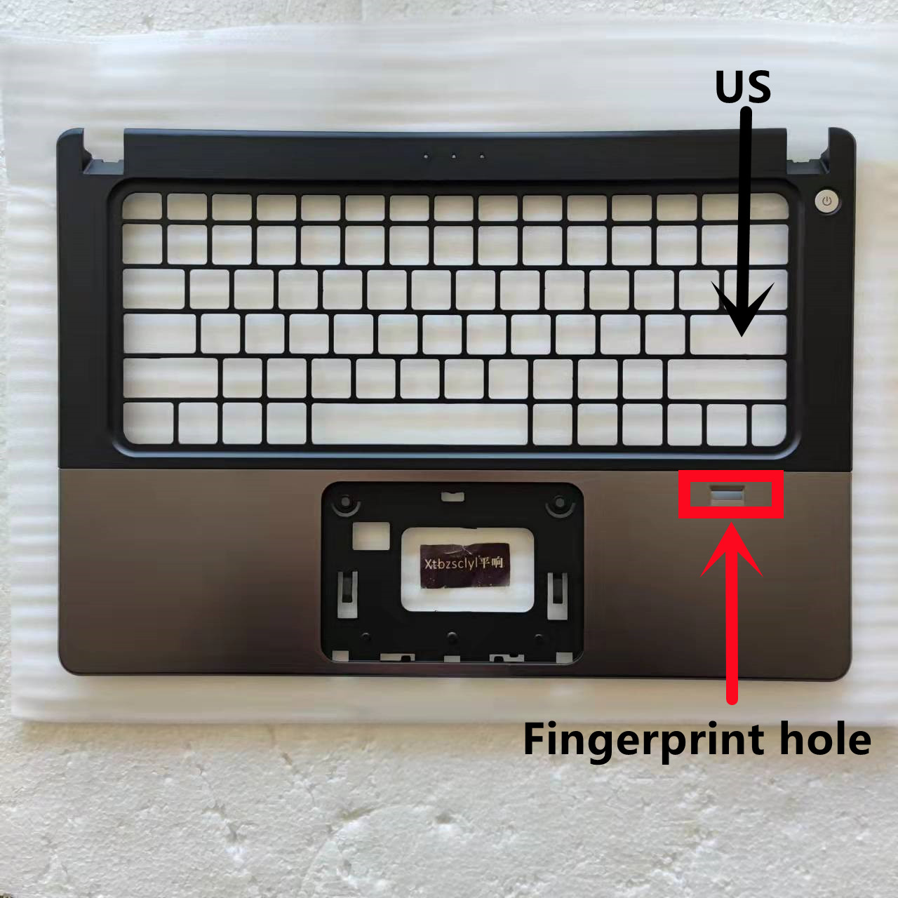 Laptop For DELL Vostro 14 5460 5470 5480 inspiron 5439 Upper Top Cover Red US UK Grey Shell Fingerprint hole Empty shell