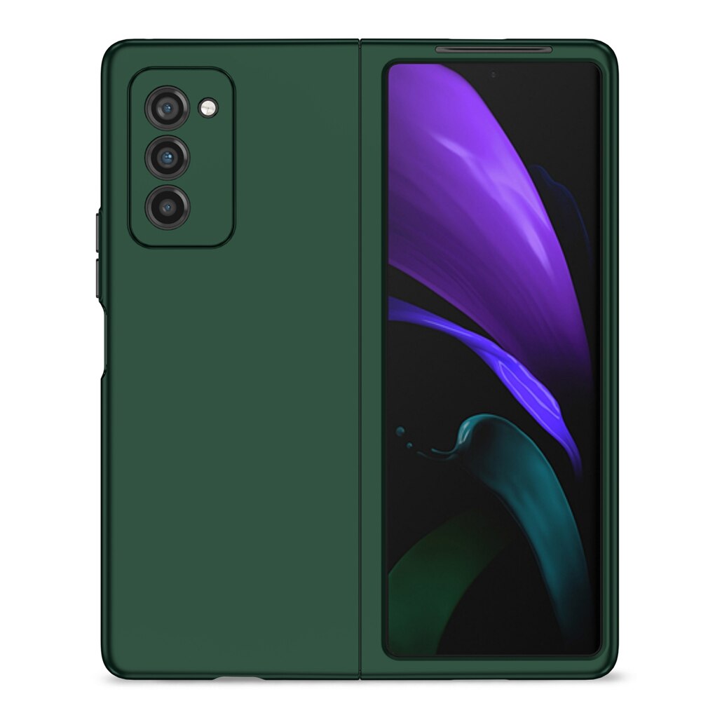 Shockproof PC Bumper Fundas Coque Case for Samsung Galaxy Z Fold2 Zfold Fold 2 Zfold2 5G 7.6 Inch Cover Protective Shell: Dark Green