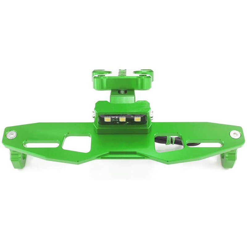 Soporte de placa de matrícula para motocicleta soporte de montaje de luz LED para Yamaha TFX150 Z125