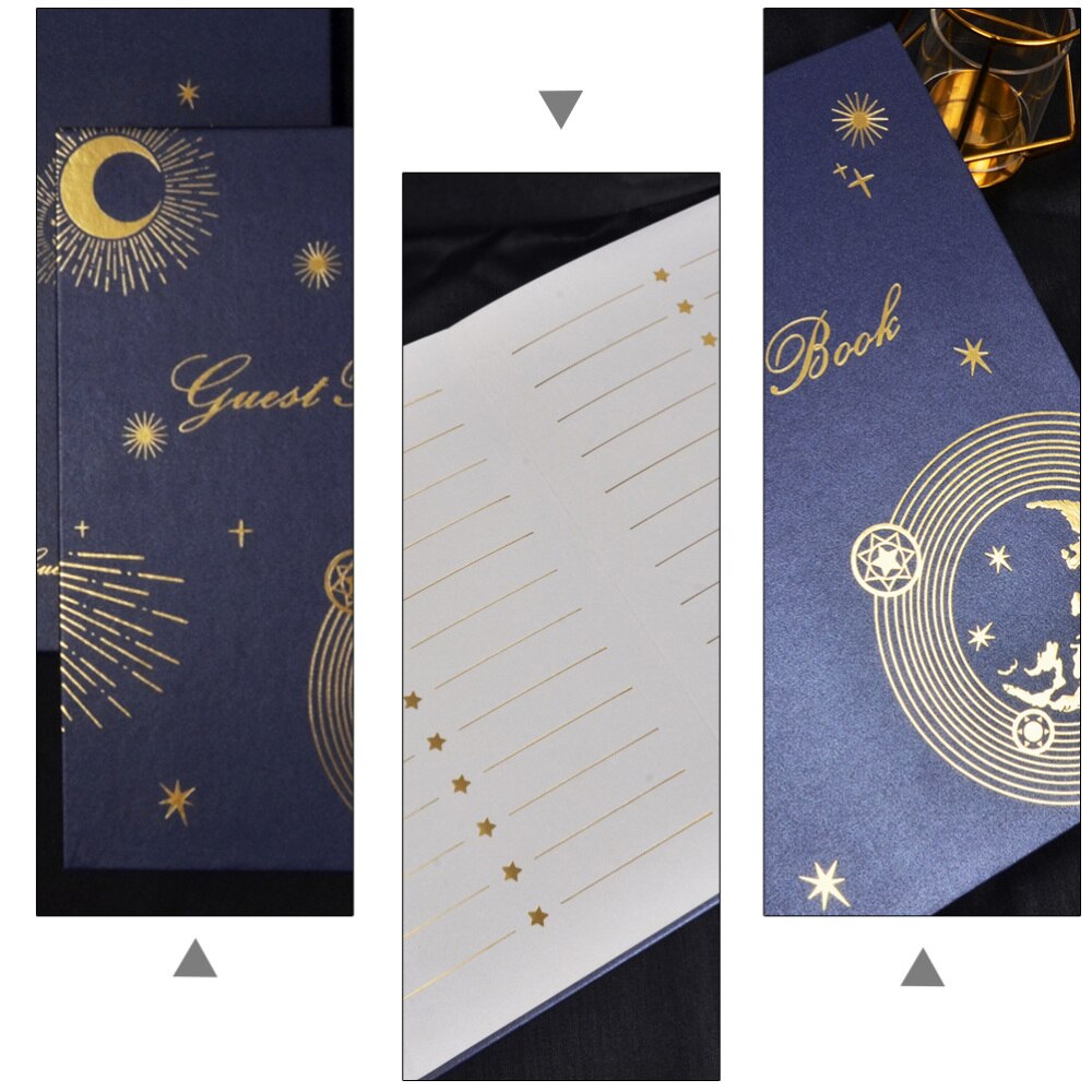 Elegance Stylish Guest Book Guest Sign Book for Engagement Party Wedding