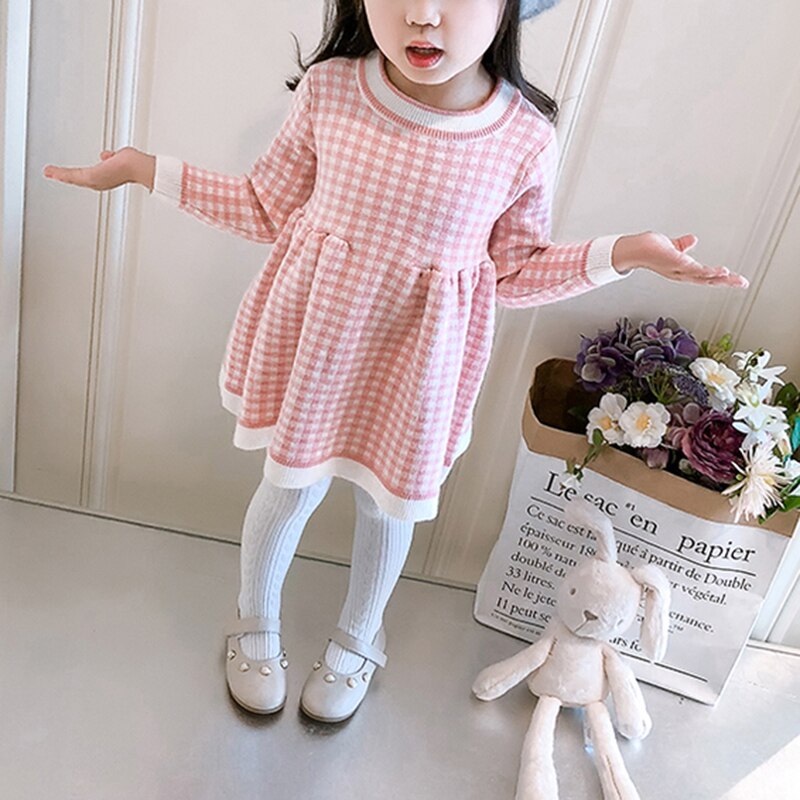 Roupa infantil camisola das crianças saia do bebê menina camisola saia das crianças