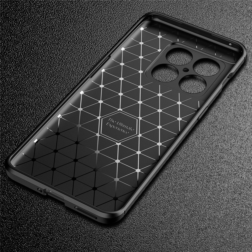 Voor Oneplus 10 Pro Case Carbon Fiber Bescherm Telefoon Cover Een Plus 10Pro Oneplus10 1 + 10 Pro 6.7 &quot;siliconen Bumper Shockproof Funda