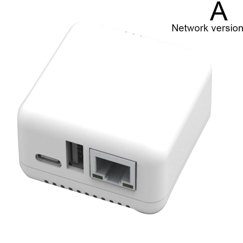 Mini NP330 Network USB 2.0 Print Server （Network/WIFI/WIFI Cloud Printing Version）printing Accessories: WHITE
