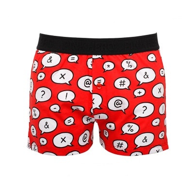 Boxer rose pour homme, sous-vêtement de maison en coton, imprimé, short de Hero , caleçon Sexy,: 2 / L