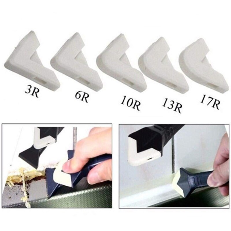 5 Pcs/set Caulking Tool Kit Silicone Sealant Finishing Tool Grout Scraper Caulk Remover Caulking Buddy