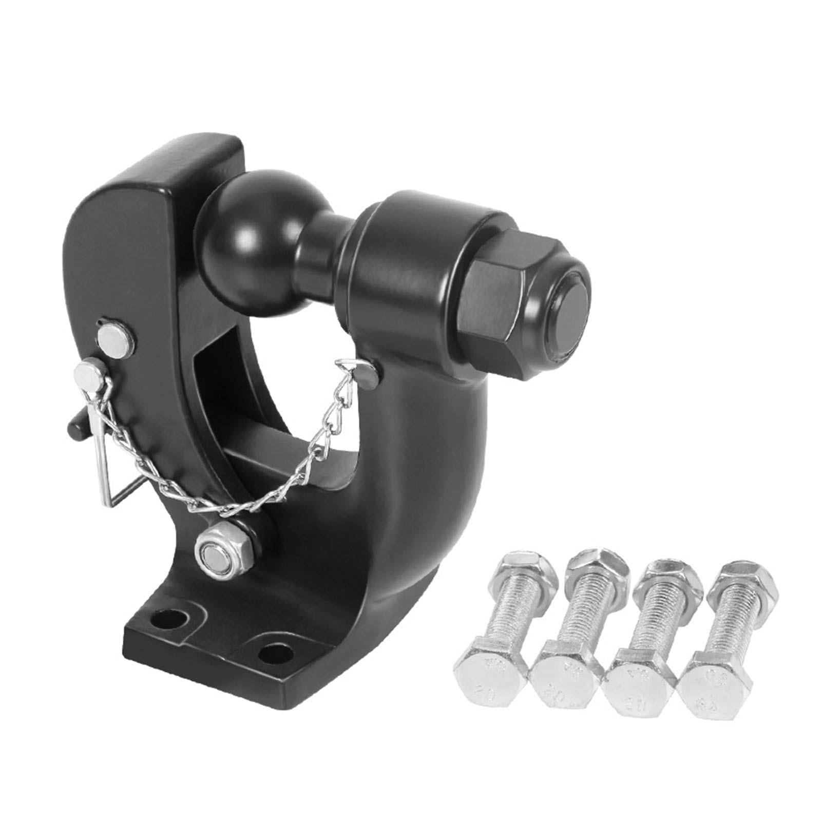 Adjustable Car Trailer Hitch Ball Mount With Lock Combo Tow Ball