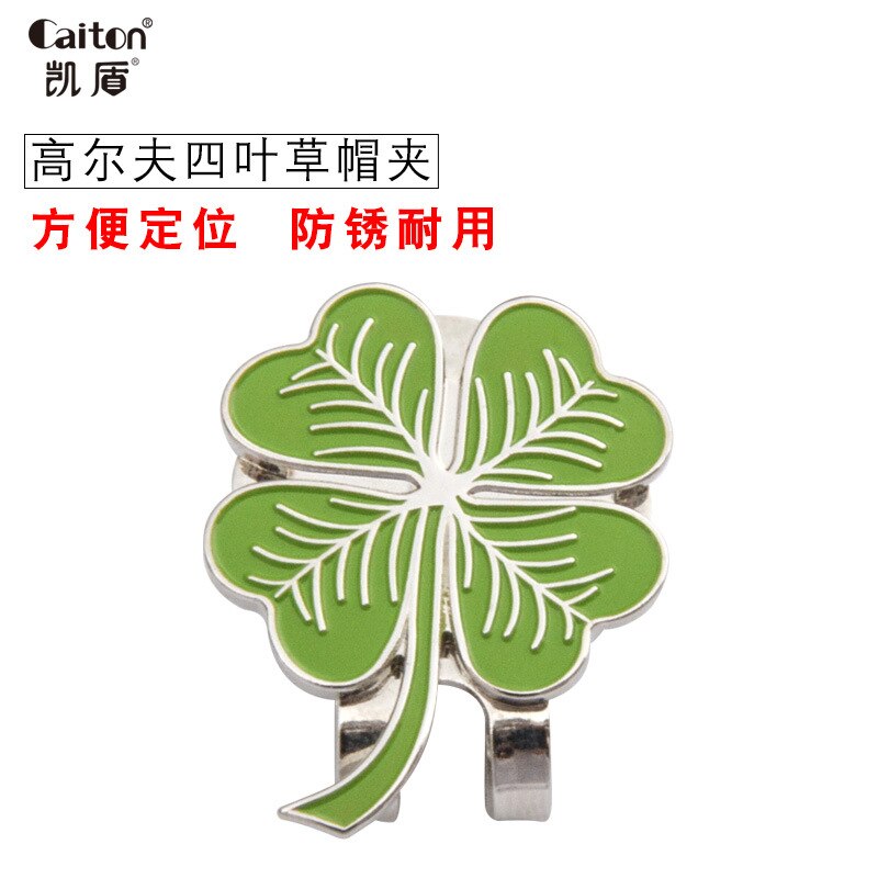 Golfhoed clip klavertje vier prachtige gewatteerde zinklegering golf persoonlijke accessoires