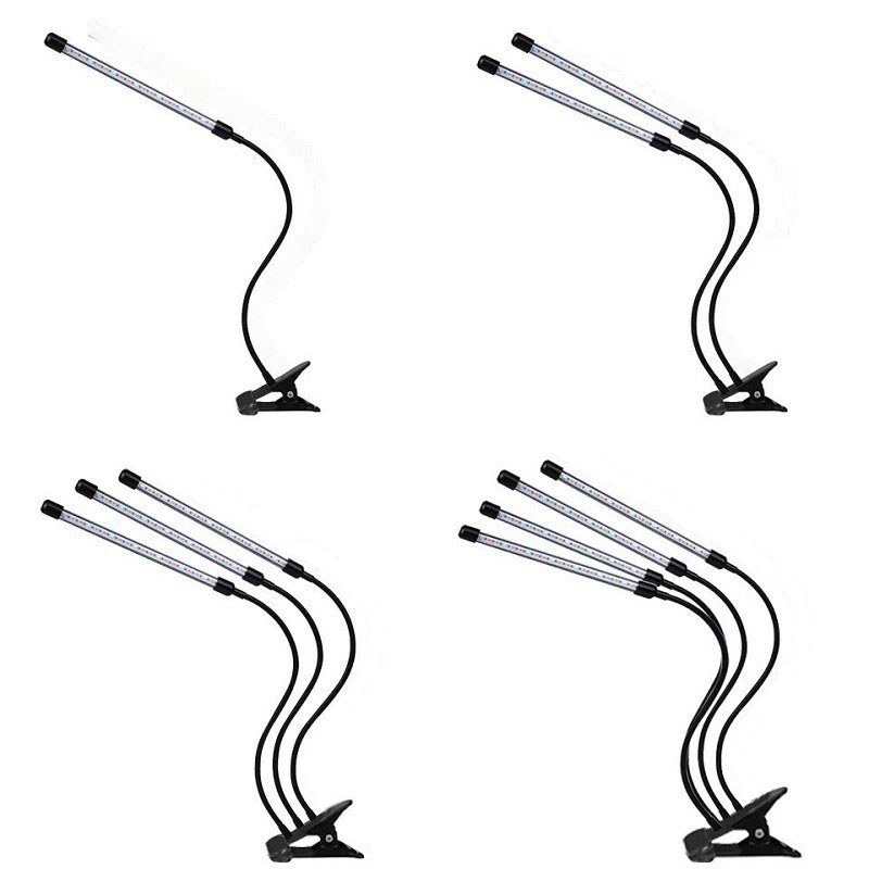 LED-Pflanzenwachstumslicht mit aufsteckbarem Pflanzenlicht, 5 V, Lichtfarbwechsel, USB, zeitgesteuertes Dimmen, volles Spektrum, wachsen Sie das Blumenhaus