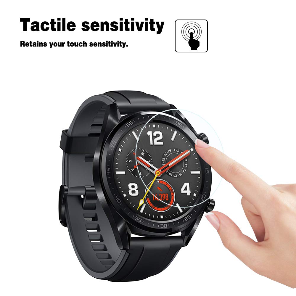 Gehard Glas Film Voor Huawei Horloge Gt Screen Protector Horloge Gt 46Mm Explosieveilige Beschermende Glas Film Voor Huawei horloge Gt