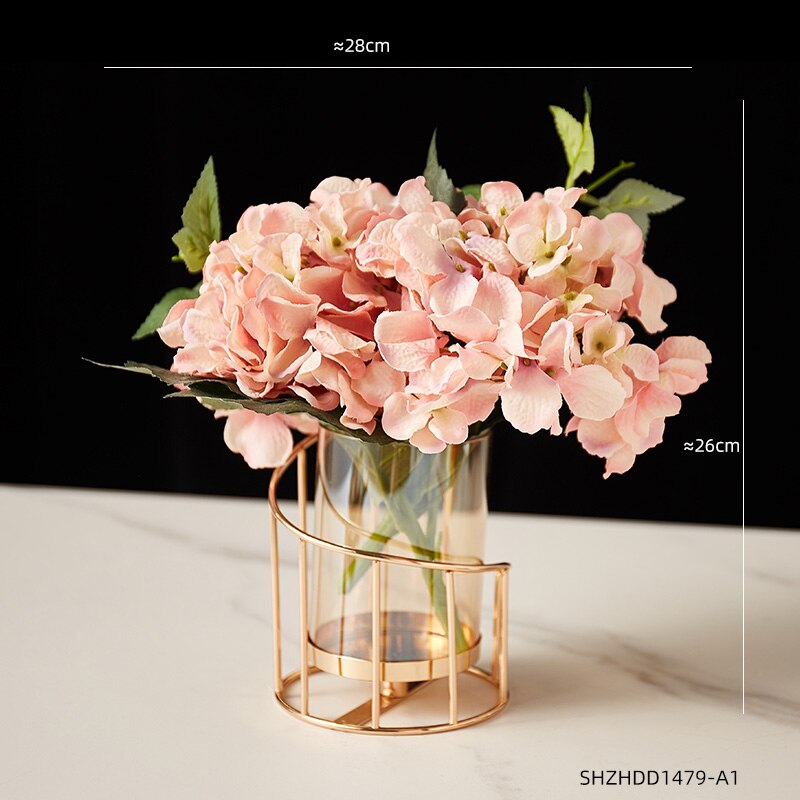 Gouden kaarsenhouder, europese geometrische ijzeren kandelaar, romantische kristallen kaarsenhouder, woondecoratie, tafeldecoratie, huwelijksknutselwerk: En