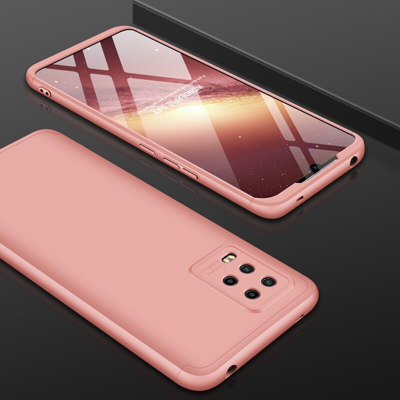 Gkk hoesje voor xiaomi  mi 10 lite 5g hoesje schokbestendig 360 volledige bescherming harde pc matte hoes voor xiaomi  mi 10 youth 5g чехол funda