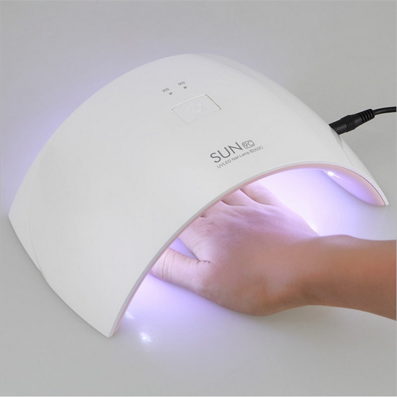 SUN 9 S arc-en-ciel forme rose blanc 24 W LED UV lampe sèche-ongles 15 LED s maison et Salon 100-240 V EU/US/AU Plug détection automatique