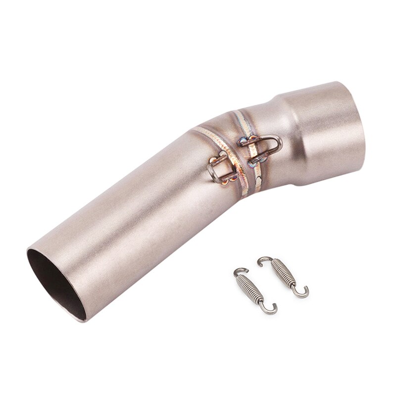 Voor Bmw F800GS F700GS F650GS Motorfiets Uitlaat Escape Bewerkt Titanium Legering Sluit Midden Link Pijp Zonder Uitlaat