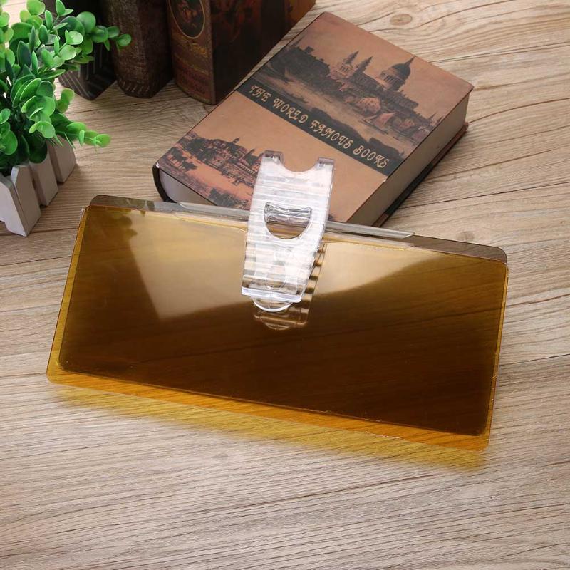 Car Sun Visor Day Night Anti Sunlight Dazzling Driving Mirror Sun Visors Fold Flip Down Clear View Auto Accessories Car Styling