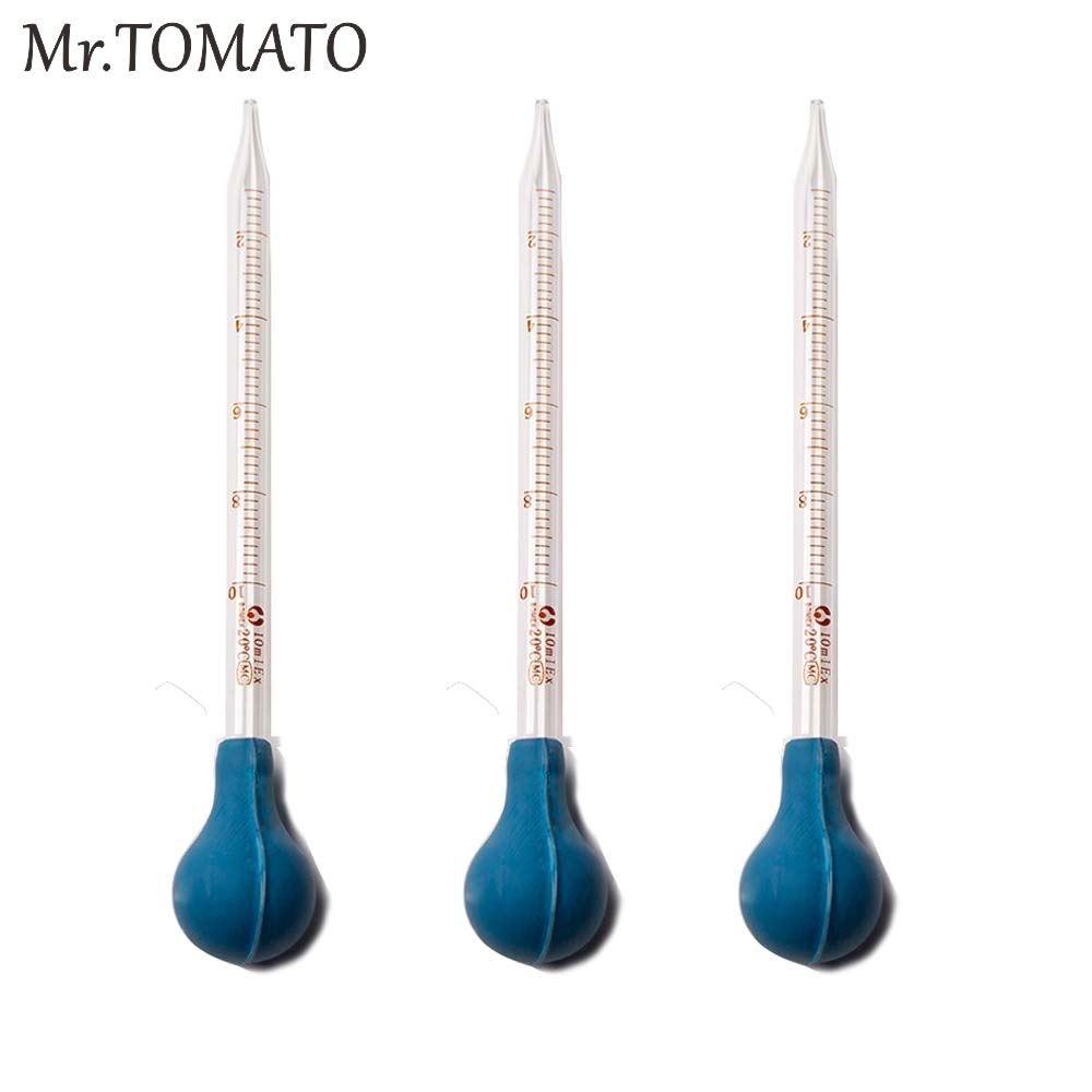 10ml 5ml glass graduated dropper with belt rubber suction bulb 10ml Glass Scale Dropper Pipette Lab Dropper Dropping