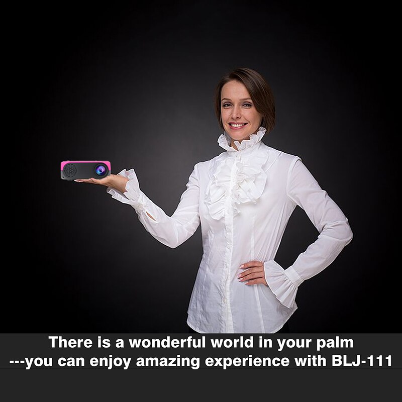 HD 1080P LED Projector Portable Mini Home Theater Cinema Lightweight USB AV HDMI JHP-Best