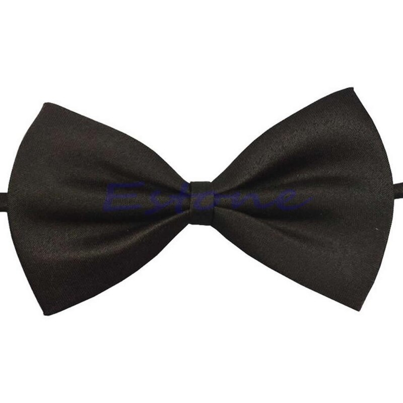 viel freundlicher Mädchen Jungen Kleinkinder Bowtie Vor Gebunden Hochzeit Fliege schlicht Krawatte