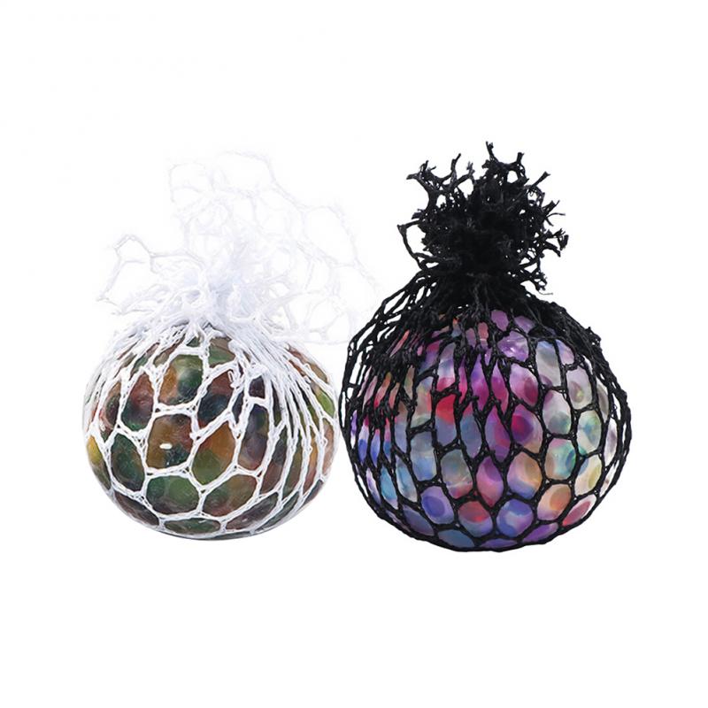 Anti Stress Gezicht Reliever Druif Bal Squishy Mesh Autisme Stemming Squeeze Relief Adhd Gezonde Leuke Speelgoed Geek Gadget Vent