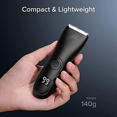 Heren Lichaamshaar Trimmer Ballen Scheerapparaat voor gevoelige gebieden Ontharing Bikinitrimmer Lies- en lichaamsscheerapparaat Groomer Arm Baard Scheermes