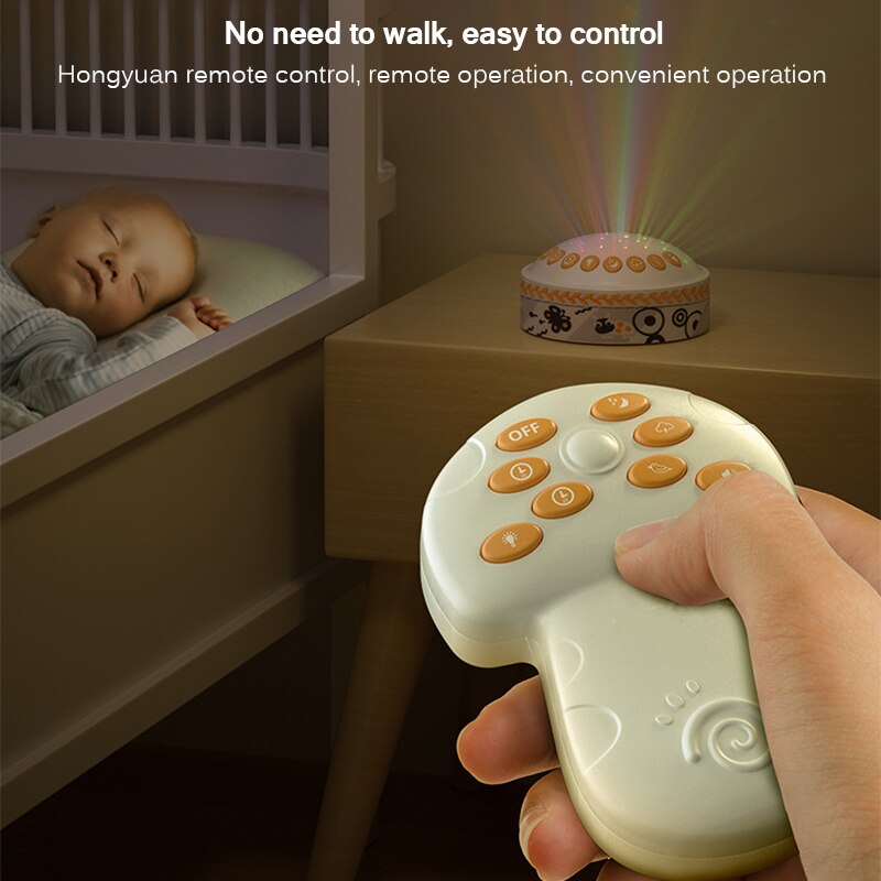 Projecteur de nuit étoile avec minuterie d'arrêt automatique, lampe de Projection à télécommande, veilleuse de musique, jouet lumineux pour bébé