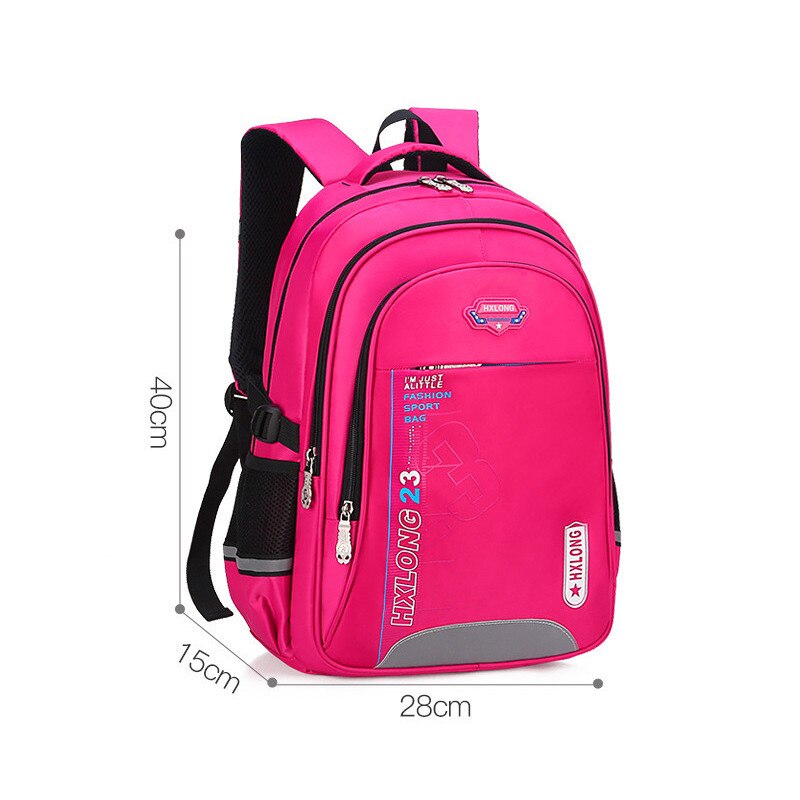 wasserdichte freundlicher Schule Taschen Für Jungen Mädchen freundlicher Rucksäcke freundlicher Schulranzen Grundschule Rucksäcke Mochila Infantil: klein Rose rot