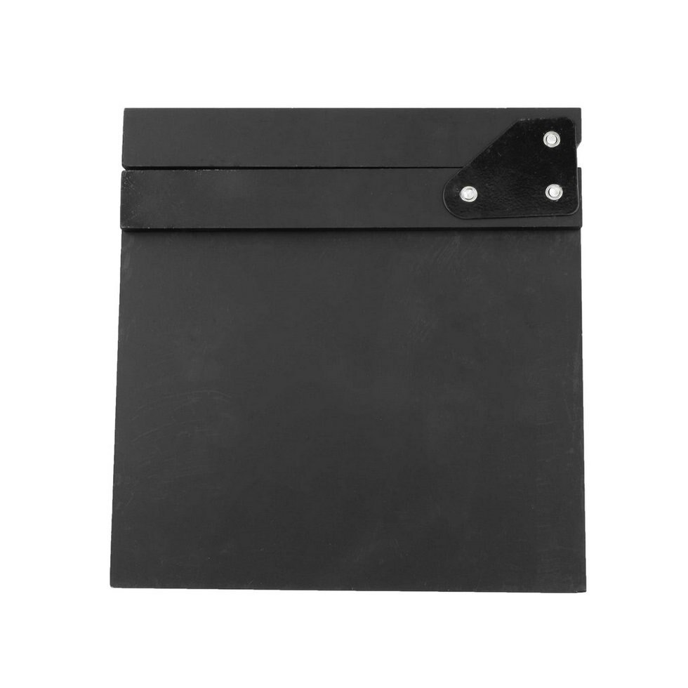 Wood Director Video Scene Clapperboard TV Movie Clapper Board 20x20x1.5cm Film Slate Cut Prop high performance