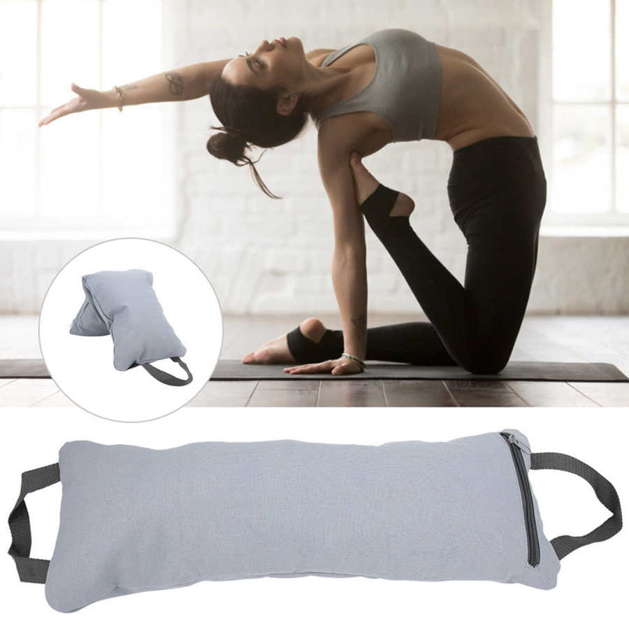 Yoga sandtaske 21 x 53cm uden fyldning fri vægt sandtaske tynd arm ben justerbar vægt yoga fitness træning spark sand taske