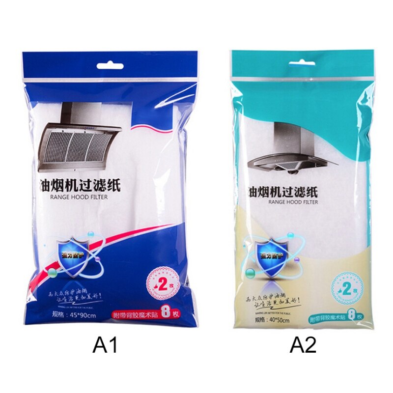 Papel Campana Extractora filtro de aceite de cocina papel transparente absorbente de aceite adhesivo a prueba de aceite 1 Uds