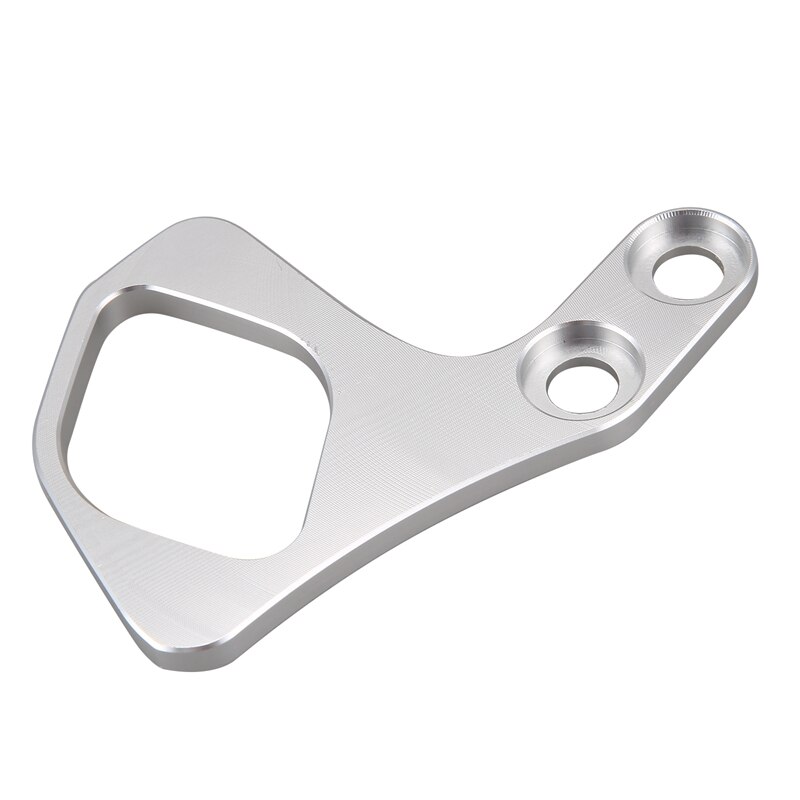 Left Ignition Key Relocation Bracket for Triumph Bonneville T100/SE Scrambler Thruxton 2001 (Silver)