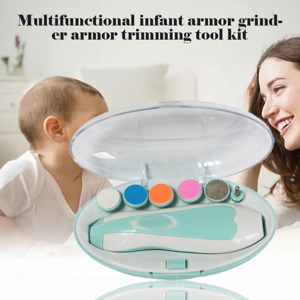 Multifunctional Portable Baby Safety Armor Manicure Set Electric Armor Children Portable Nail Polisher Tool Kits