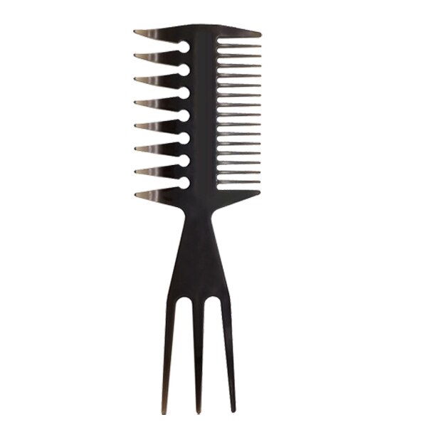 Styling Haar Borstel Olie Kam Professionele Salon Stijl Kapper Gereedschap Pluizige Vormgeven Haar Styling Tool: Black Big
