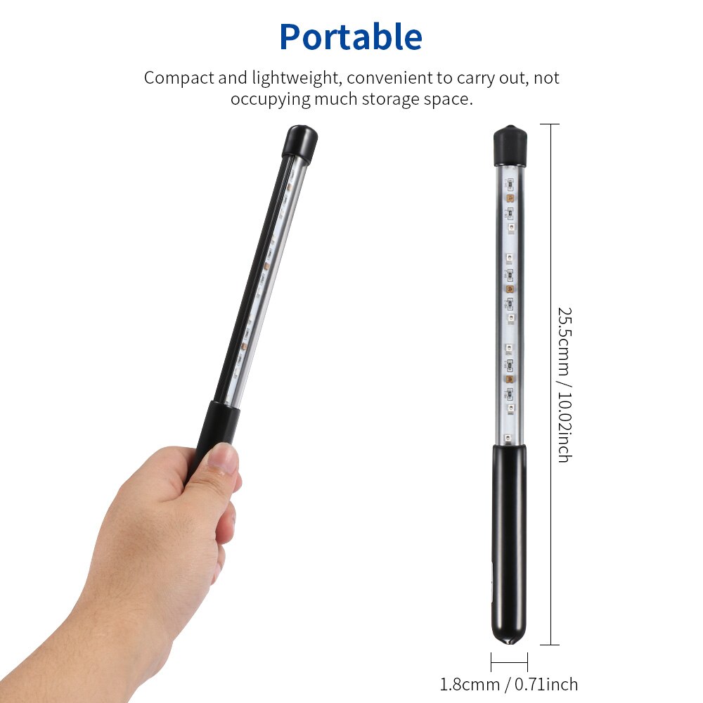 Desinfectielamp zwart uvc uva sterilisatorlamp led-lamp bacteriedodende lamp ozon sterilisator usb desinfectielamp