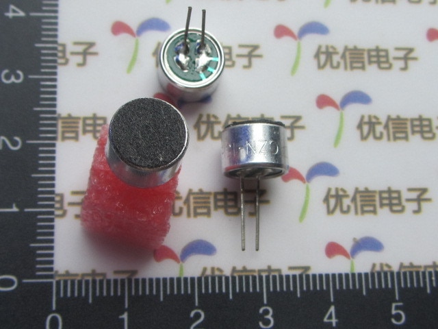 Microphone à condensateur Electret 9*7mm/micros/avec micro à broches (sensibilité 52D)