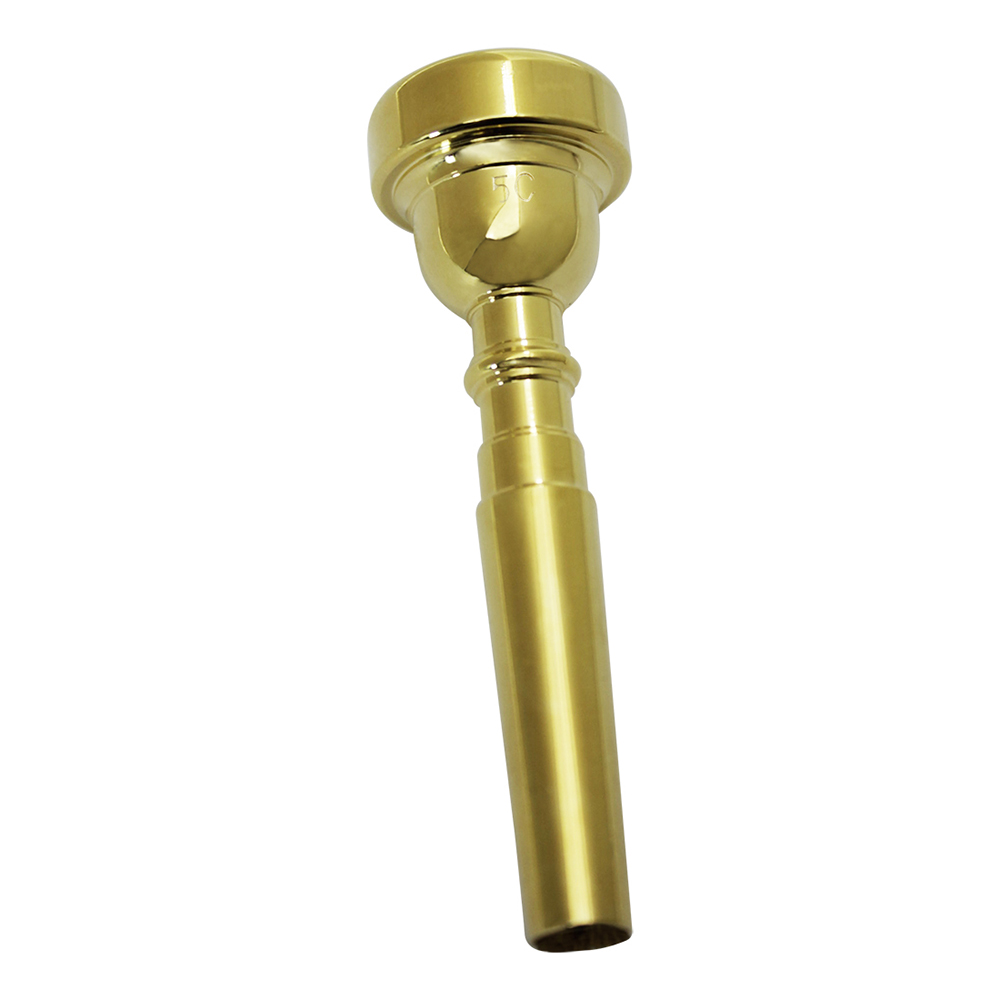 Trompet Mondstuk 3C/5C/7C Messing Instrument Accessoires Trompet Bugel Hoorn Metalen Mond Vervanging Muziekinstrument Onderdelen: Golden 5C