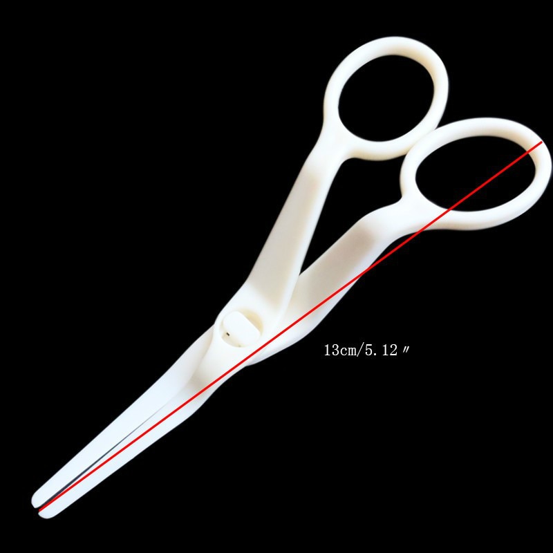 Praktische Plastic Schaar Fondant DIY Decor Bloem Lifter Edge Decorating