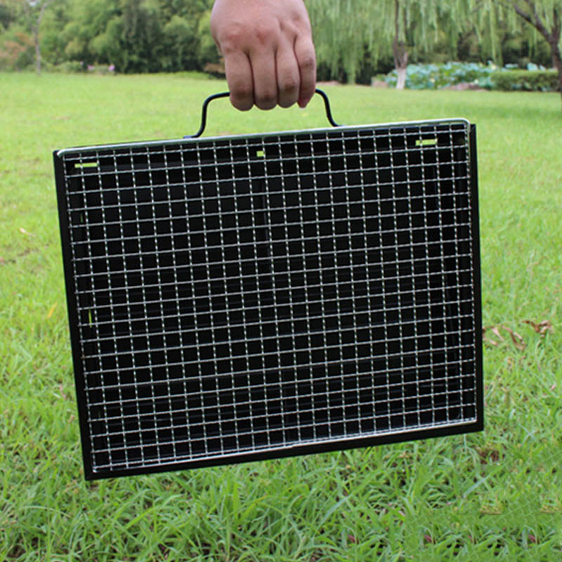 Portable BBQ Barbecue Grills Burner Oven Outdoor Garden Charcoal Barbeque Patio Party Cooking Foldable Picnic for 3-5 Person