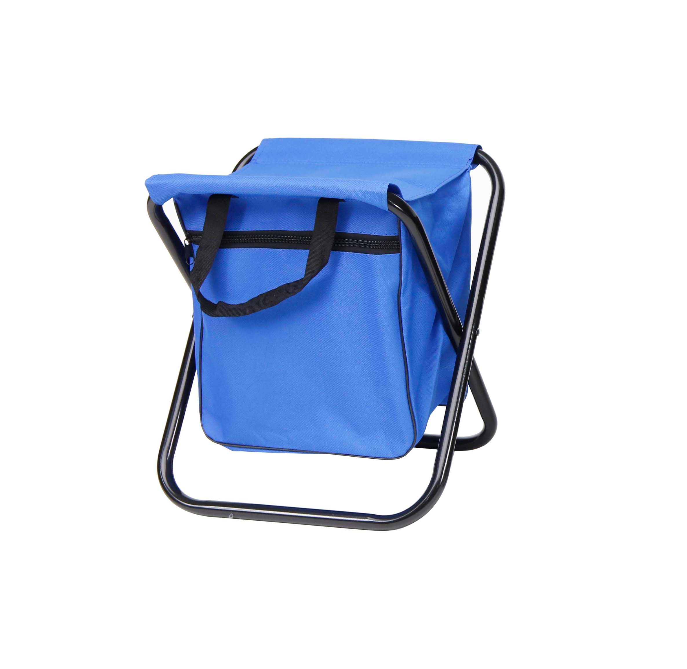 Taburete portátil plegable ultraligero con respaldo para exteriores, pesca, acampada, camping, playa - 35 x 35 x 58 cm: Blue-no backrest