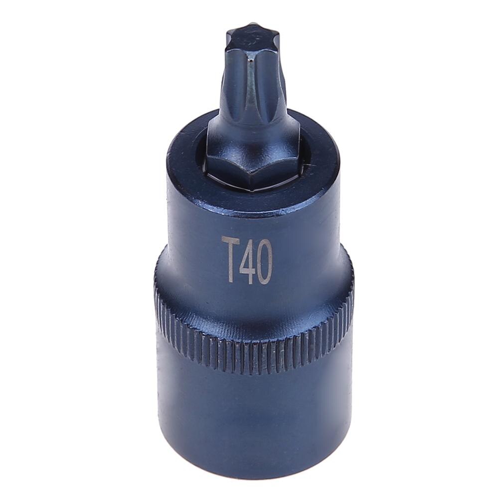 Torx Screwdriver Bit Tool 1/2 Socket Bits Adapter T20 T25 T27 T30 T35 T40 T45 T50 T55 T60 T70 1/2 inch Adapter Hand Tool
