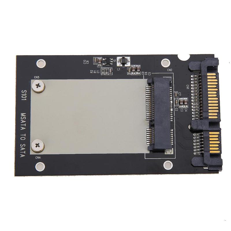 Universele Msata 2.5 "Sata Standaard Mini Ssd M Sata Naar 2.5 Inch Sata 22-Pin Converter Adapter card Voor Windows Linux Mac 10 Os