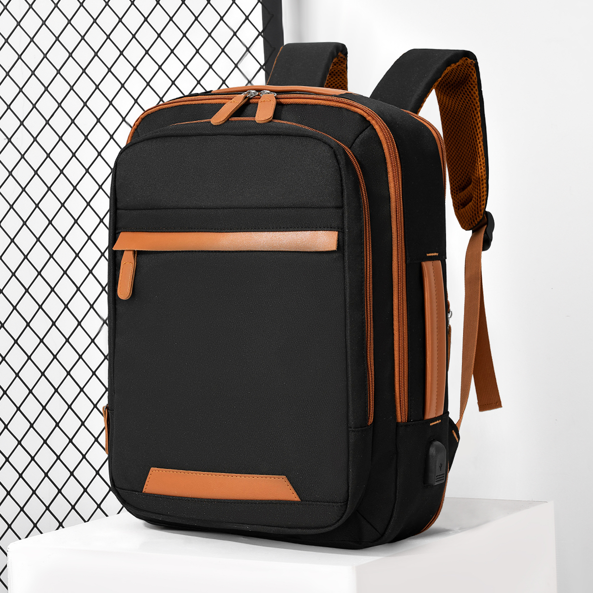 High USB Rechargeable Backpack Men's Waterproof Bag Large Laptop Backpack Unisex School Bag Youth Backpack