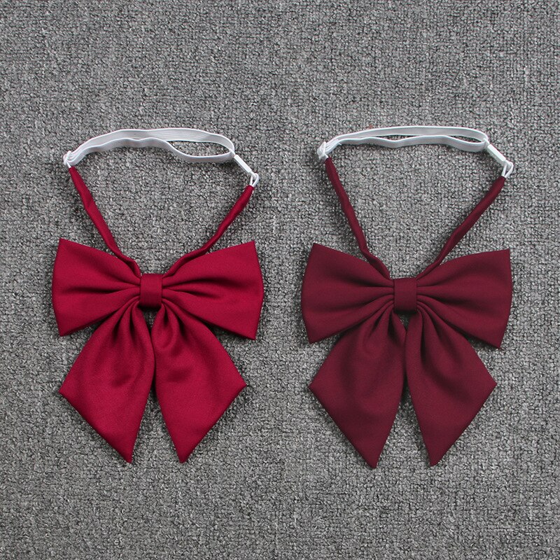 Japanse School Jk Uniform Strikje Voor Meisjes Wijn Rode Vlinder Das School Matrozenpakje Uniform Accessoires Bloemen Tie