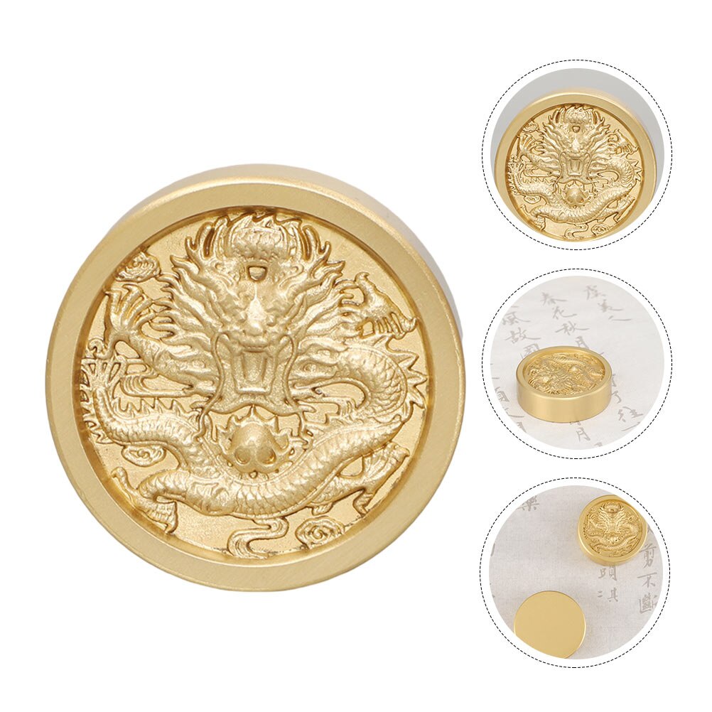 Round Paperweight Calligraphy Painting Paper Weight Portable Paperweight: Default Title