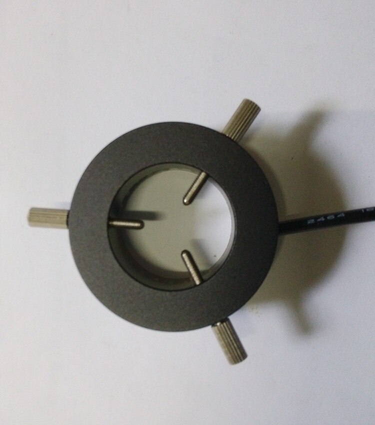 C-C-D Visual Light Source Metal 30mm Inner Diameter Ring Adjustable LED Light Source Monocular Microscope Ring Light Source 0-5w