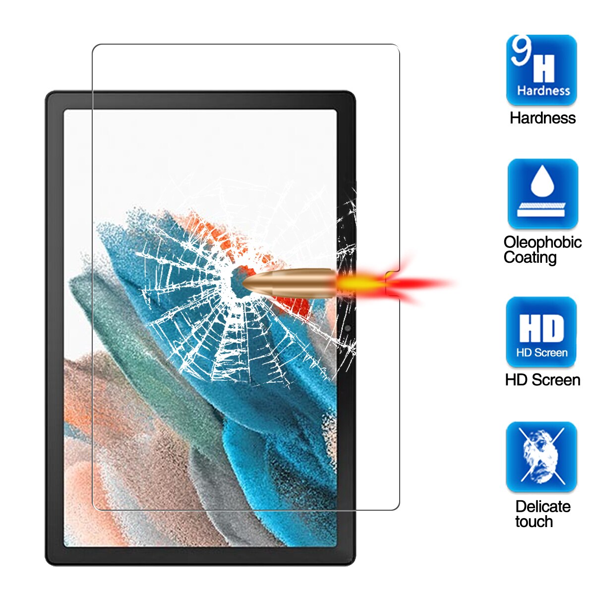 Gehard Glas Voor Samsung Galaxy Tab A7 Lite 8.7 Een 8.4 A8 10.5 Tablet Screen Protector Voor Galaxy tab S6 Lite S5E A6