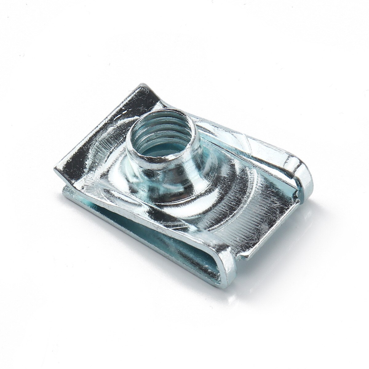 100PCS/box Clip U mutter frühling muttern M5 M6 clips verkleidung panel geschwindigkeit kamin edelstahl