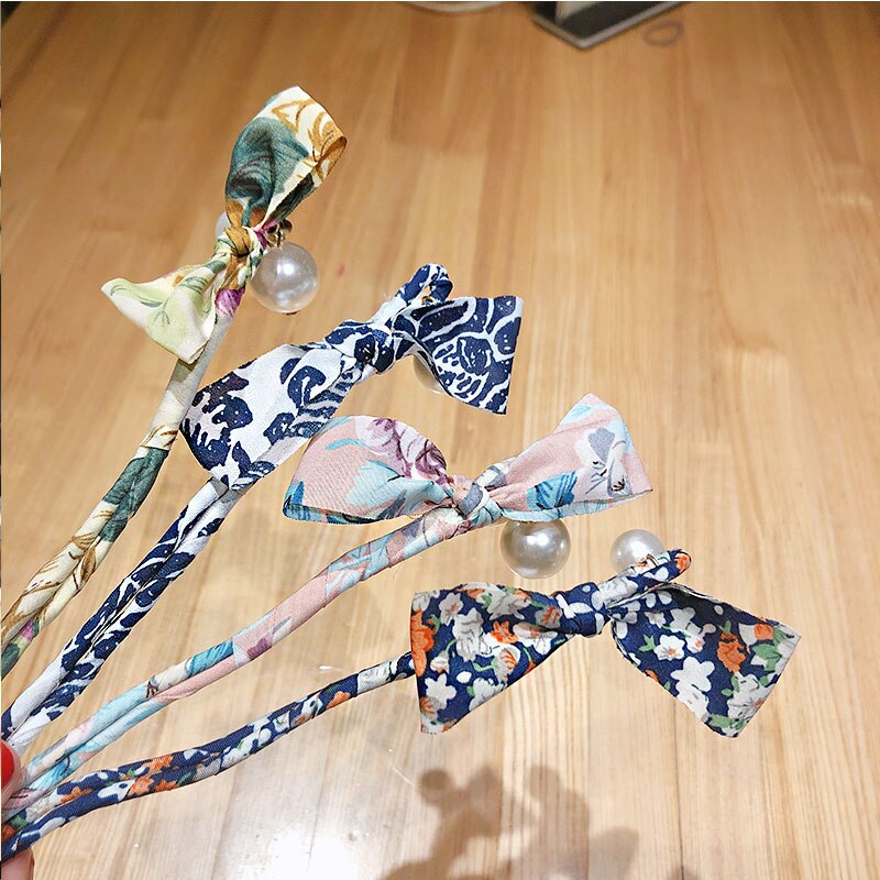Moño de flores para mujer, Donut para hacer moños, perlas grandes dulces, herramienta de fabricación de cabello artesanal, accesorios para el cabello